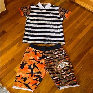 Billionaire boys club top and bottom set